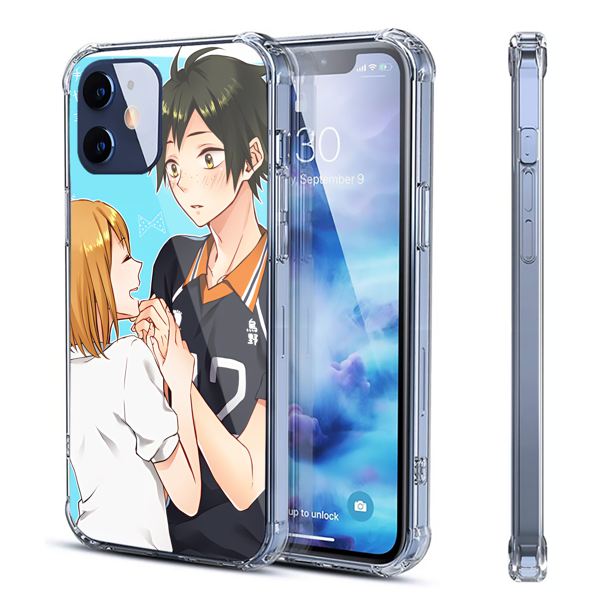 （画像用） ハイキュー!! Haikyu!! 【iPhone 12シリーズ対応】透明スマホケース（クリアソフトケース）